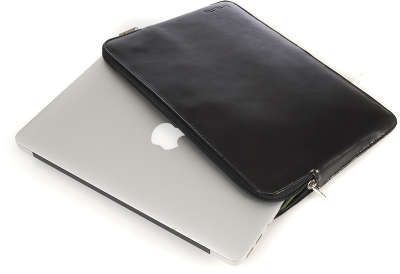Кожаный чехол Knomo для MacBook Air 11'', черный [KN-14-069-BLK]