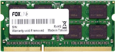 Модуль памяти DDR4 SODIMM 4Gb DDR2400 Foxline (FL2400D4S17S-4G)