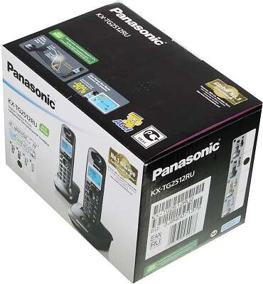 Р/Телефон Dect Panasonic KX-TG2512RU2 титан (труб. в компл.:2шт) АОН