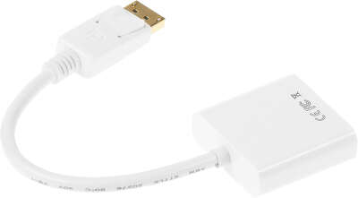 Переходник DisplayPort (m) DVI (f) белый
