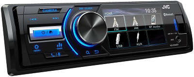 Автомагнитола JVC KD-X560BT 1DIN 4x45Вт v4.2 3" ПДУ RDS