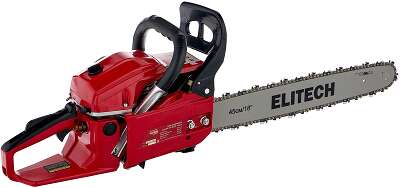 Бензопила Elitech БП 45/18 Промо 1800Вт 2.4л.с. дл.шины:18" (45cm) (188596)