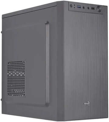 Корпус FORMULA (AEROCOOL) MiniTower CS-108-S-BK-V1 черный (mATX, без БП, USB2.0+USB3.0, 1x80mm) (CS-108-S-BK-V1 (F))