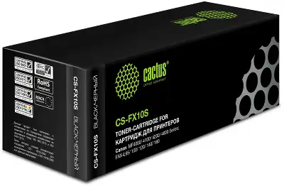 Картридж лазерный Cactus CS-FX10S FX-10 черный (2000стр.) для Canon L100/L120/4140/MF4380dn/D420/D480