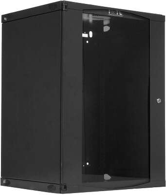 Шкаф коммутационный Lanmaster Next (TWT-CBWNG-9U-6X6-BK) настенный 9U 550x600мм пер.дв.стекл 60кг черный 19.5кг 494мм