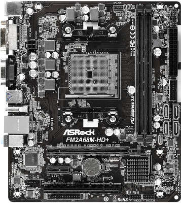 Мат. плата ASRock FM2A68M-HD+