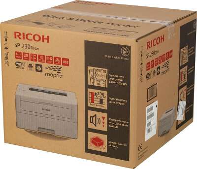 Принтер лазерный Ricoh SP 230DNw (408291) A4 Duplex WiFi белый