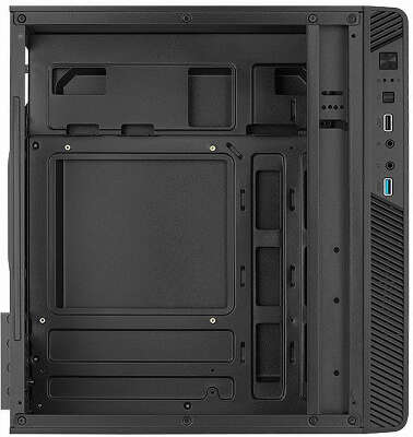 Корпус AeroCool CS-106-S-BK-v1, черный, mATX, Без БП (ACCS-PC13014.11)