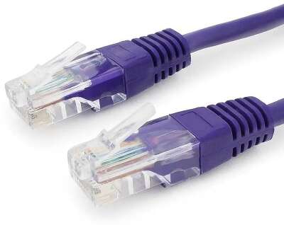 Патч-корд Premier PP12-1M/V 1000Гбит/с UTP 4 пары cat.5E CCA molded 1м фиолетовый RJ-45 (m)-RJ-45 (m)