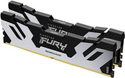 Память оперативная/ Kingston 96GB 6000MT/s DDR5 CL32 DIMM (Kit of 2) FURY Renegade Silver XMP