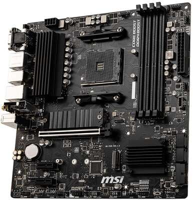 Материнская плата MSI B550M PRO-VDH WIFI B550, AM4, 4*DDR4, 1*PCIEx16, 2*PCIEx1, 2*M.2, 1*TypeC, 6*USB3.2Gen1, 6*USB2.0, 4*SATA3.0, 1G, VGA, DP, HDMI, M-ATX, RTL