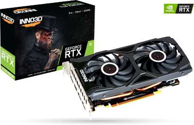 Видеокарта Inno3D nVidia GeForce RTX 2060 SUPER TWIN X2 OC 8Gb GDDR6 PCI-E HDMI, 3DP