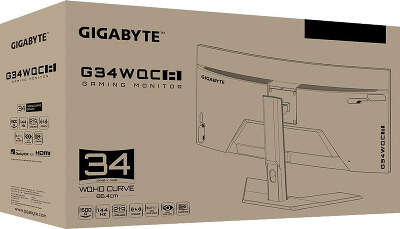 Монитор 34" Gigabyte Gaming G34WQC A-EK VA 3440x1440 HDMI, DP