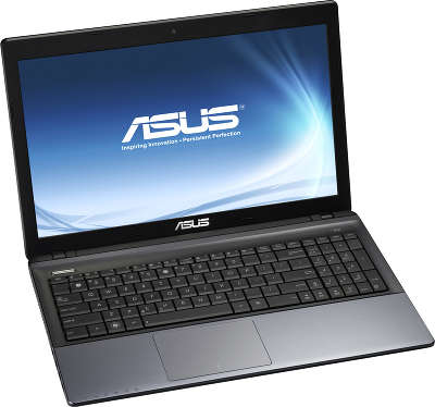 Ноутбук ASUS K55DR 15.6" HD/ A8-4500M/6/ 750/ HD7660 1GB/ Multi/ WF/BT/CAM/ W7HP
