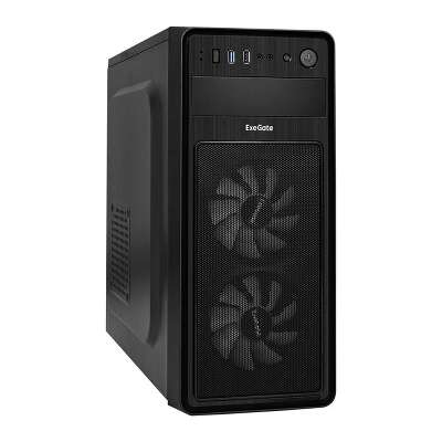Корпус ExeGate EVO-5017, черный, ATX, Без БП (EX289007RUS)