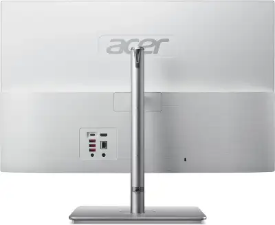 Моноблок Acer Aspire C27-195ES 27" Full HD Core Ultra 5 125U (1.3) 16Gb SSD512Gb Graphics CR Eshell GbitEth WiFi BT 65W клавиатура мышь Cam серебристый 1920x1080