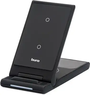 Беспроводное зар./устр. Buro CWC-QC5 15W 3A (QI) USB-C универсальное черный (CWC-QC5A15BK)