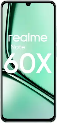 Смартфон realme Note 60x RMX3938 3+64 Зеленый 6.74