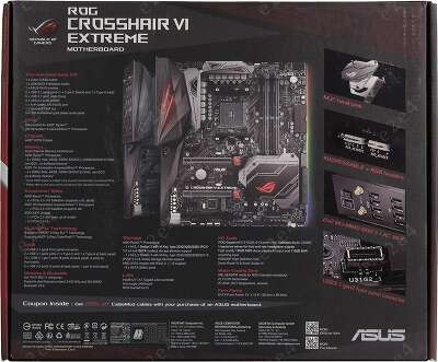 Материнская плата EATX LGAAM4 ASUS ROG CROSSHAIR VI EXTREME