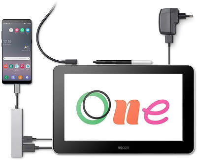 Графический планшет Wacom One 13 [DTC133W0B]