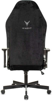 Кресло игровое Knight N1 Fabric черный Light-20 с подголов. крестов. металл