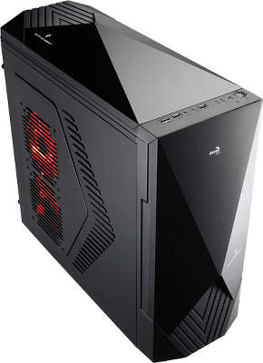 Корпус AeroCool 6-й элемент, ATX, Black/Red, без БП