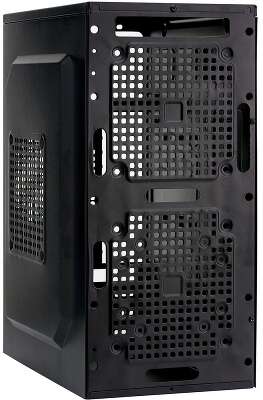 Exegate EX277797RUS Корпус Minitower BAA-103 Black, mATX, <AAA350, 80mm>, 2*USB, Audio