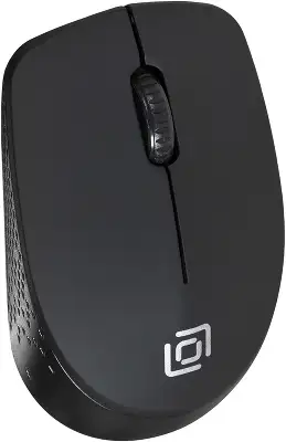 Мышь Оклик 486MW черный оптическая 1600dpi беспров. USB для ноутбука 3but (1196555)