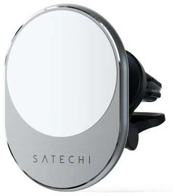 Беспроводное автомобильное ЗУ Satechi Magnetic Wireless Car Charger. Цвет: серый космос.