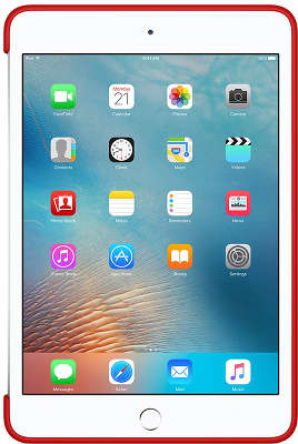 Чехол Apple Silicone Case для iPad mini 4, Red [MKLN2ZM/A]