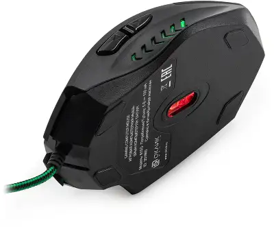 Мышь Оклик 815G Inferno черный оптическая 3600dpi USB 6but (351860)