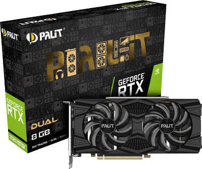 Видеокарта Palit NVIDIA nVidia GeForce RTX 2060 SUPER Ghost 8Gb DDR6 PCI-E DVI, HDMI, DP
