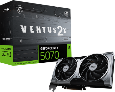MSI GeForce RTX 5070 12G GeForce RTX 5070 12G VENTUS 2X OC