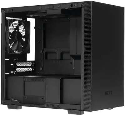 Корпус NZXT H210 Black, черный, mini-ITX, Без БП (CA-H210B-B1)