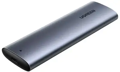 Бокс внешний для жесткого диска UGREEN CM400 (10903) USB-C to M.2 NGFF 5G Enclosure с кабелем USB-A - USB-C. Длина кабеля: 50см. Цвет:серый космос