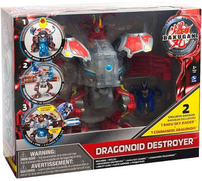 BAKUGAN 64377-4 Игрушка Бакуган 4 Драгоноид Крушитель
