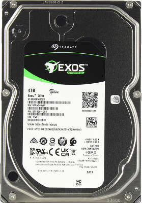 Жесткий диск/ RECERTIFIED HDD Seagate Exos 7E10 SATA 4Tb 7200 6Gb/s 256Mb 1 year warranty (replacement ST4000NM0035, MG04ACA400N, MG08ADA400E, HUS726T4TALE6L4, MG04ACA400E, ST4000NM024B) RECERTIFIED