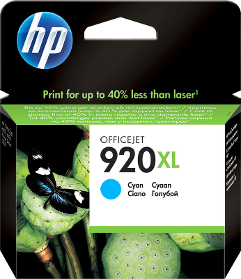 Картридж/ HP 920XL Cyan Officejet Ink Cartridge