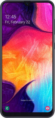 Смартфон Samsung SM-A505F Galaxy A50 64Гб Dual Sim LTE, черный (SM-A505FZKUSER)