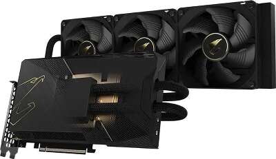 Видеокарта GIGABYTE NVIDIA nVidia GeForce RTX 4090 AORUS XTREME WATERFORCE 24Gb DDR6X PCI-E HDMI, 3DP
