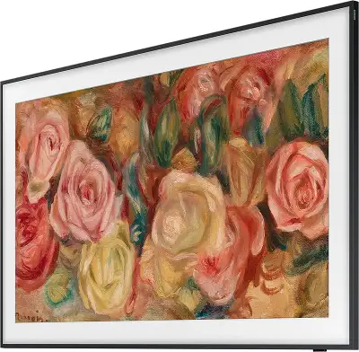 Телевизор QLED Samsung 55" QE55LS03DAUXRU The Frame черный 4K Ultra HD 120Hz DVB-T2 DVB-C DVB-S2 USB WiFi Smart TV (RUS)