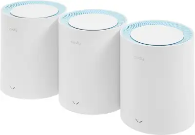 Бесшовный Mesh роутер Cudy M1200 (M1200(3-PACK)) AC1200 10/100BASE-TX белый (упак.:3шт)