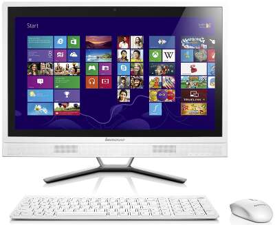 Моноблок 23" Lenovo C560 [57-326463] White /i3-4150T/6/ 1Tb/GT800 2G/Multi/WF/CAM/BT/W8.1/ Kb+Mouse