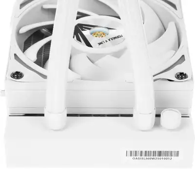 Система водяного охлаждения Formula Oasis L360 ARGB Soc-AM5/AM4/1200/2066/1700/1851 белый 4-pin 1-27dB Al+Cu 360W Ret (OASIS L360 ARGB WH)