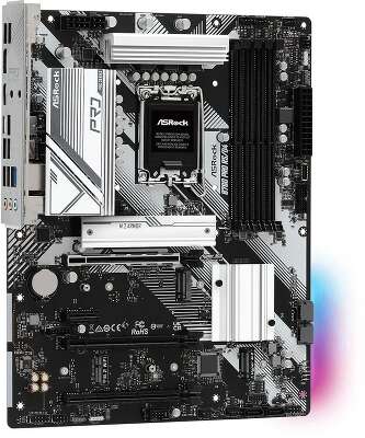 Материнская плата Asrock B760 PRO RS/D4 Soc-1700 Intel B760 4xDDR4 ATX AC`97 8ch(7.1) 2.5Gg RAID+HDMI+DP