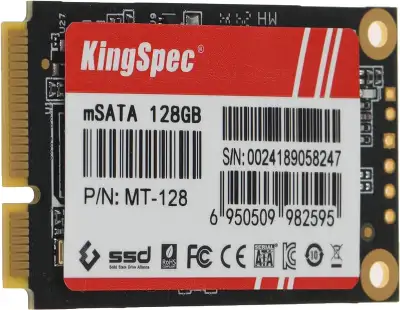 Накопитель SSD Kingspec mSATA 128Gb MT-128 MT Series mSATA
