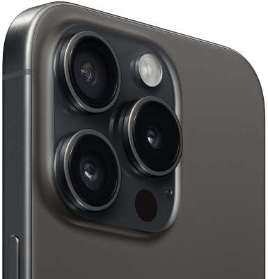 Смартфон Apple A3104 iPhone 15 Pro 1Tb черный титан моноблок 3G 4G 2Sim 6.1" 1179x2556 iOS 17 48Mpix 802.11 a/b/g/n/ac/ax NFC GPS GSM900/1800 Protect