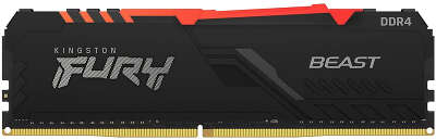 Набор памяти DDR4 DIMM 2x8Gb DDR3733 Kingston FURY Beast RGB (KF437C19BBAK2/16)