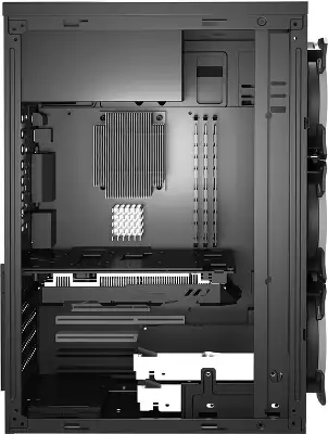 Корпус KingPrice KPCC-MD203 черный без БП ATX 1x80mm 3x120mm 2xUSB2.0 audio