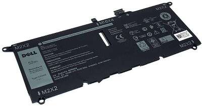 Батарея для Dell XPS 13 9370/9380/2018/ Inspiron 13-5390 (DXGH8/0G8VCF/H754V) 7.6V 52Wh